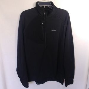Patagonia black zip pullover sweater
